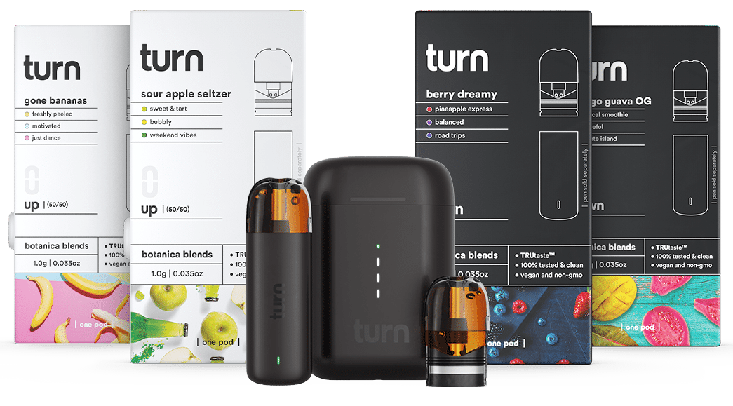 Turn Disposables and Pod Vapes at Velvet Cannabis Dispensaries