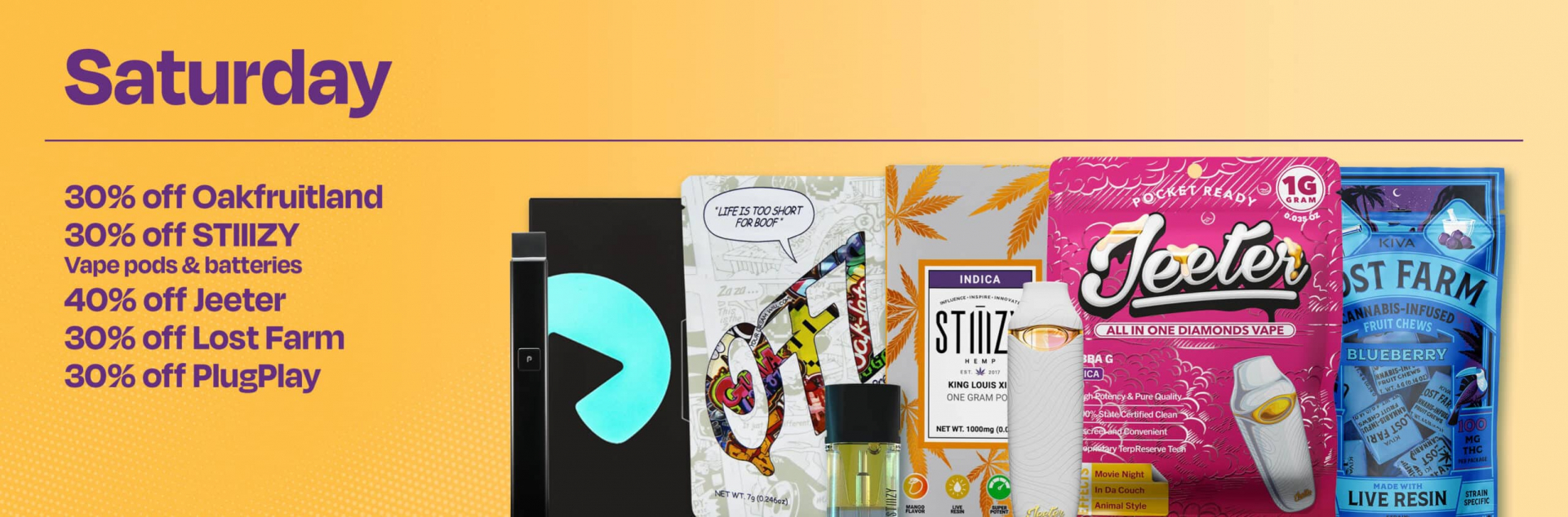 Saturday deals at Velvet